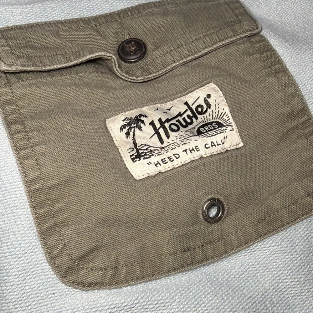 Howler Brothers Bros Men's Cotton Blend 38x8 Blue‎ Shorts Drawstring Pockets